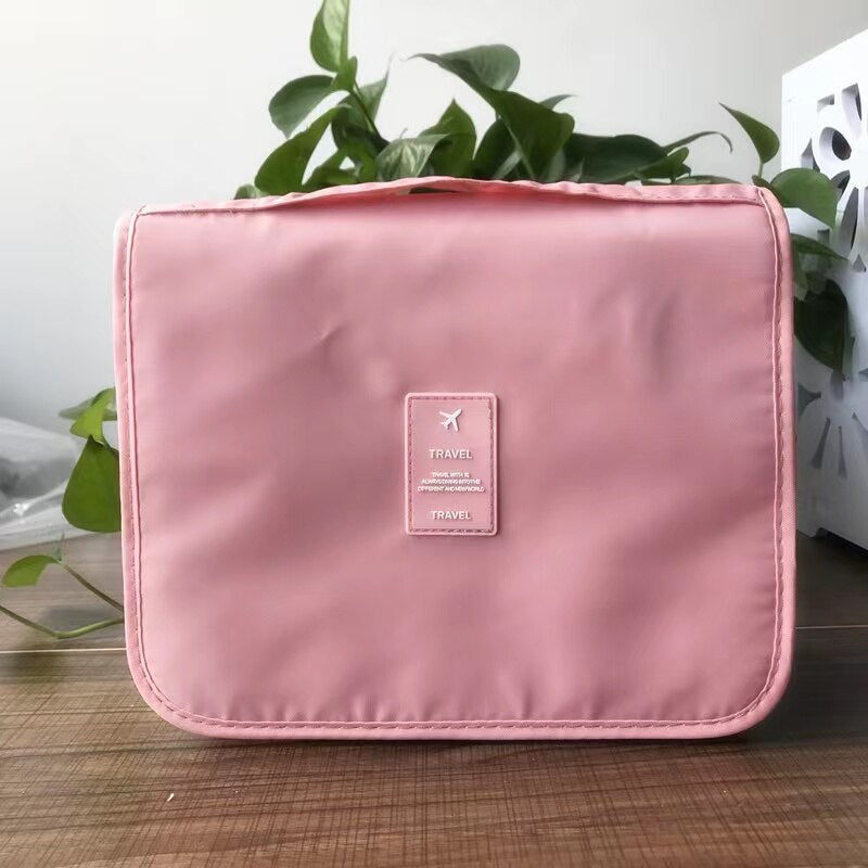 Makeup Bag Travel Cosmetic Bags Toiletries Organizer Waterproof Storage Neceser Bathroom Hook Wash Pouch High Quality Women