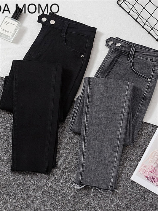 Jeans Female Denim Pants Black Womens Jeans woman Donna Stretch Bottoms Feminino Skinny Pants For Women Trousers