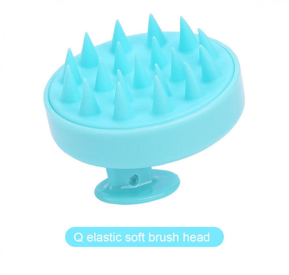 Hair Scalp Massager Shampoo Brush Soft Silicone Shampoo Brush Massage Shampoo Brush Clean Scalp Bath Comb Scalp Beauty Health