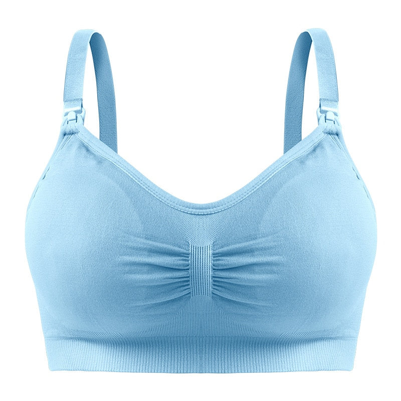 Maternity Bras Wirefree Nursing Bra Panties Set Pregnancy Clothes Prevent Sagging Breastfeeding Women&#39;s Breathable Lactancia Bra