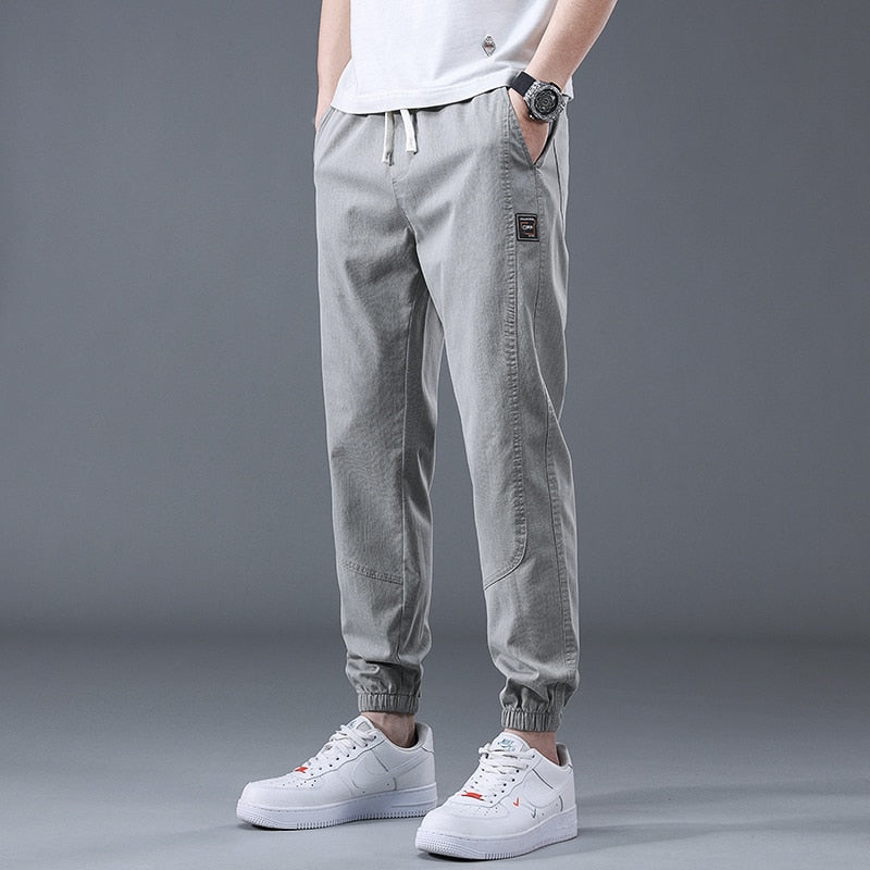 2022 Spring Summer Cotton Jogger Pant Men Pants Harajuku Cargo Jeans Casual Harem Denim Korean Hip Hop Sweatpants Male Trousers