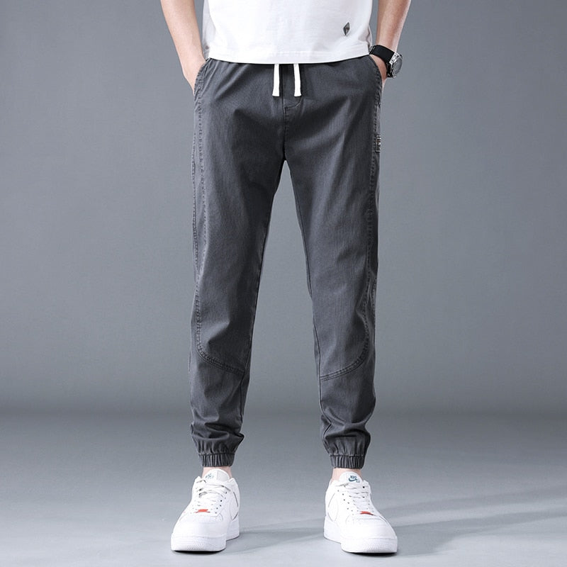 2022 Spring Summer Cotton Jogger Pant Men Pants Harajuku Cargo Jeans Casual Harem Denim Korean Hip Hop Sweatpants Male Trousers