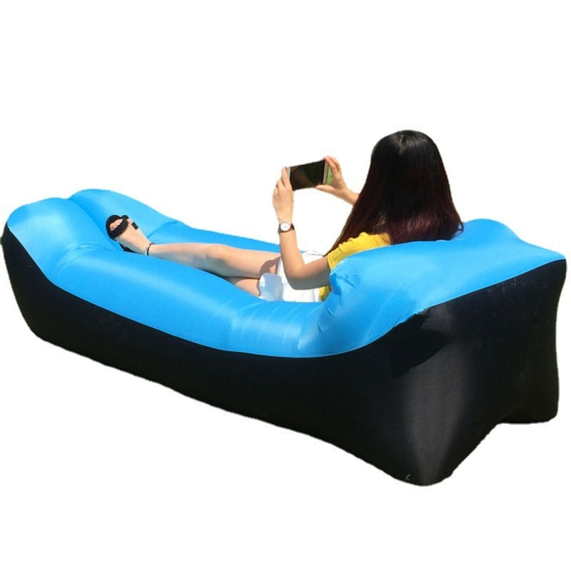 Camping Inflatable Air Sofa Tent Camp Bed Travel Lazy Beach Air Mattress Garden Folding Lounger Chair Outdoor Camping Equipment