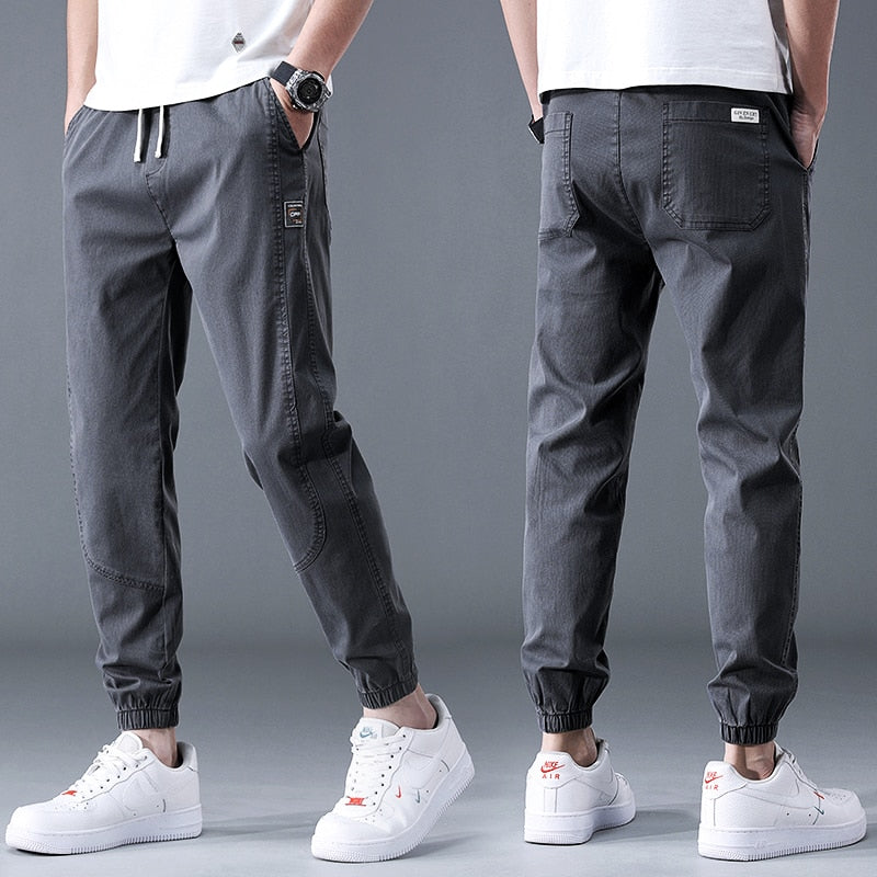 2022 Spring Summer Cotton Jogger Pant Men Pants Harajuku Cargo Jeans Casual Harem Denim Korean Hip Hop Sweatpants Male Trousers