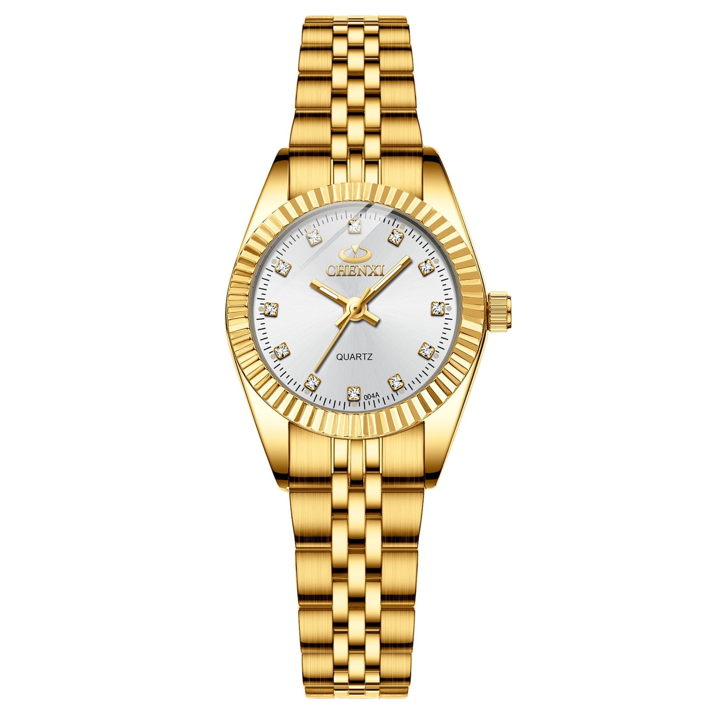 CHENXI Women Golden &amp; Silver Classic Quartz Watch Female Elegant Clock Luxury Gift Watches Ladies Waterproof Wristwatch