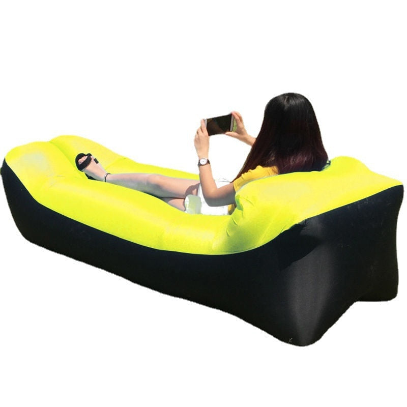 Camping Inflatable Air Sofa Tent Camp Bed Travel Lazy Beach Air Mattress Garden Folding Lounger Chair Outdoor Camping Equipment