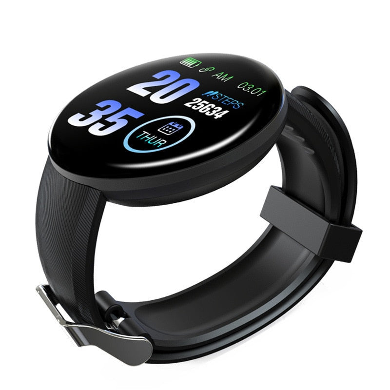 D18 Smart Bracelet Color round Screen Heart Rate Blood Pressure Sleep Monitoring Pedometer Sports Fitness Smart Watch