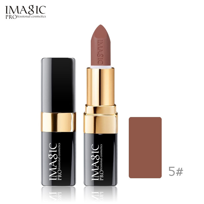 IMAGIC Lipstick Moisturizer Lips Smooth Lip Stick Long Lasting Charming Lip Lipstick Cosmetic Beauty Makeup 12 Colors