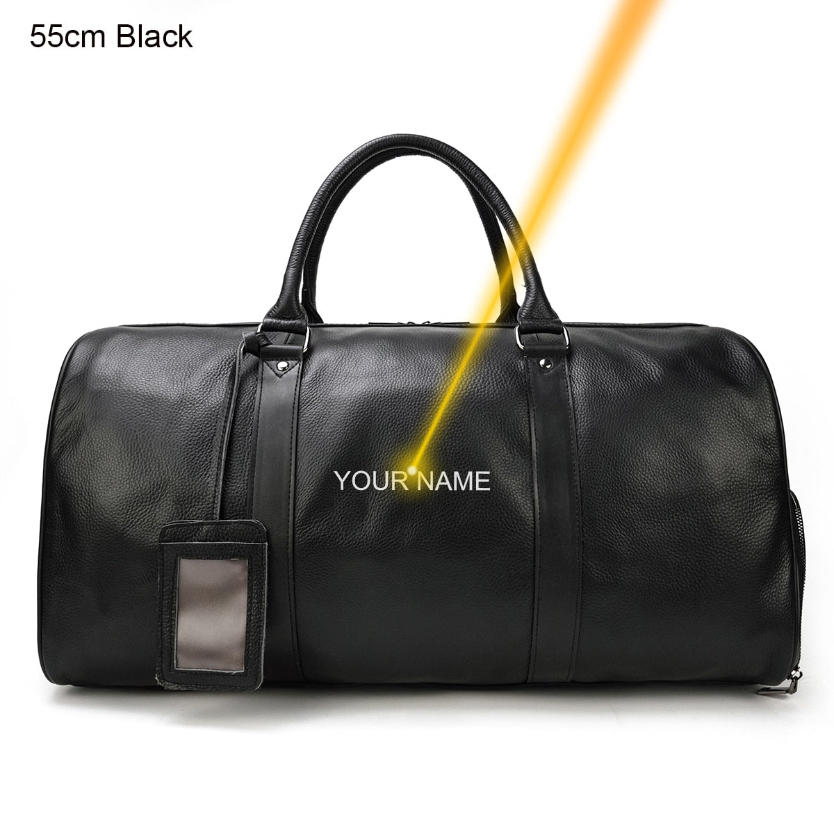 Hot Genuine Leather Men Women Travel Bag Soft Real Leather Cowhide Carry Hand Luggage Bag Travel Shoulder Bag Male Female Duffle