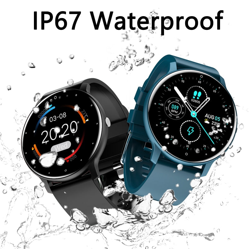 2022 Smart Watch Men Women Full Touch Screen Sport Fitness Watch Man IP67 Waterproof Bluetooth For Android IOS Smartwatch Men