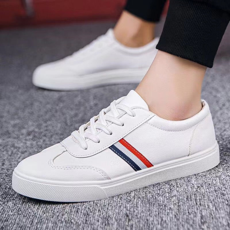 White Vulcanized Sneakers Boys Cheap Flat Comfortable Shoes Men Autumn Spring 2022 Fashion Sneakers  Shoes Men Sneakers