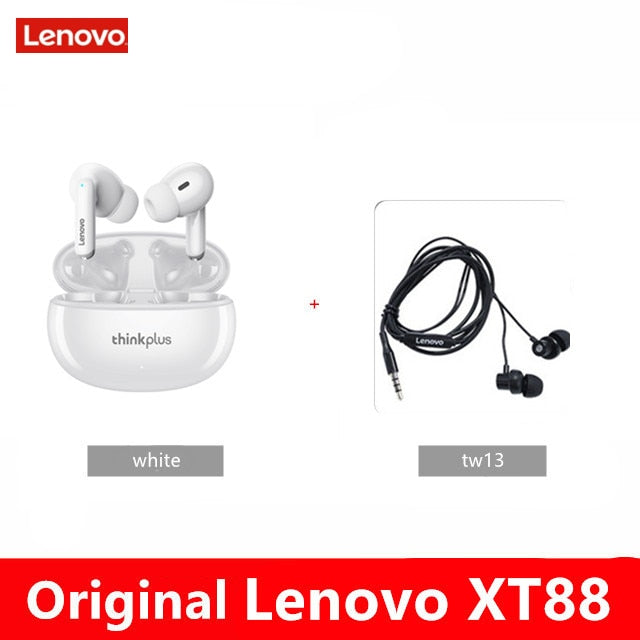 NEW Original Lenovo XT88 TWS Wireless Earphone Bluetooth 5.3 Dual Stereo Noise Reduction Bass Touch Control Long Standby headset