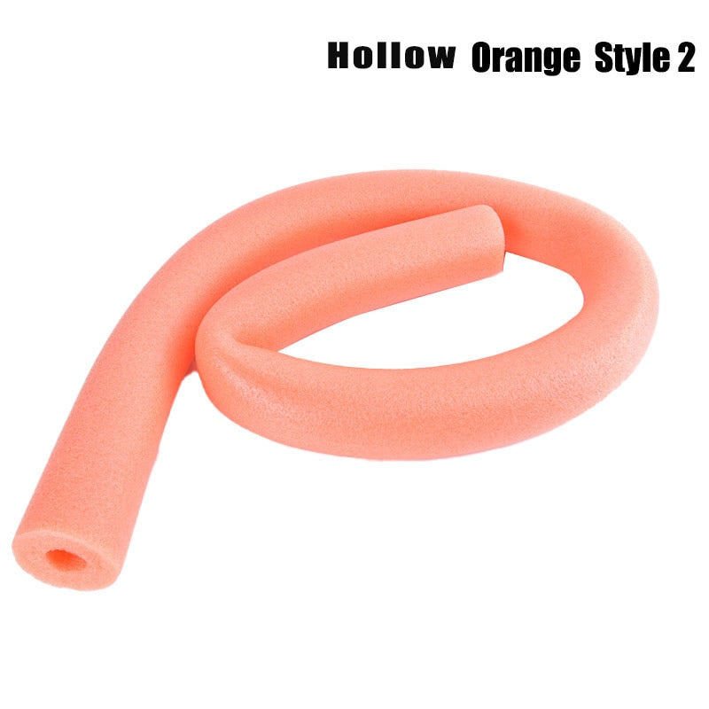 1 PC Hollow Flexible Swimming Swim Pool Water Float Aid Woggle Noodles Useful For Adult And  Children Over 5 Years Old