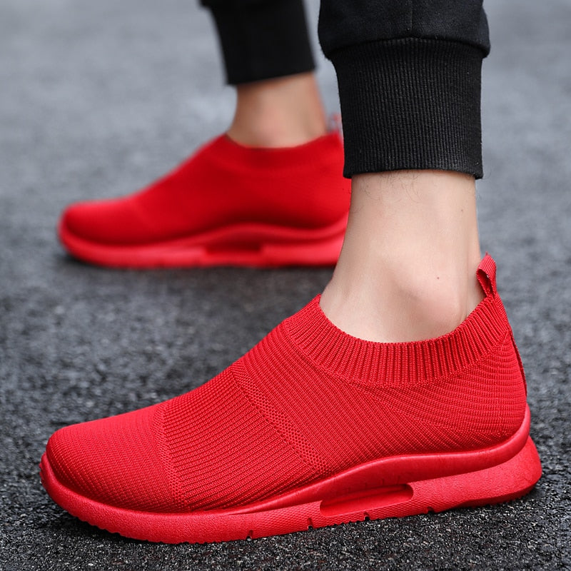 Damyuan Men Light Running Shoes Jogging Shoes Breathable Women&#39;s Sneakers Slip on Loafer Shoe Men&#39;s Casual Shoes Size 46 2021