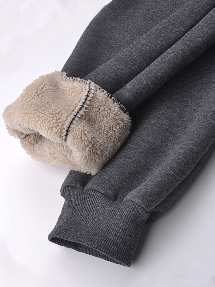 Winter Thick Warm Fleece Sweatpants Men Joggers Sportswear Casual Track Pants Plus Size 6XL 7XL 8XL