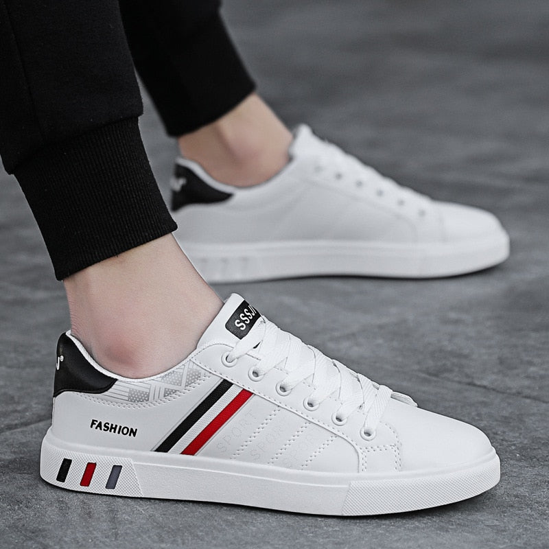 White Vulcanized Sneakers Boys Cheap Flat Comfortable Shoes Men Autumn Spring 2022 Fashion Sneakers  Shoes Men Sneakers