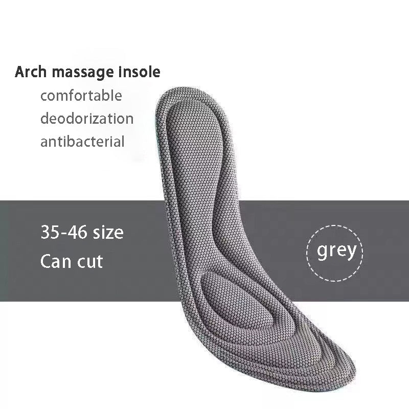 Memory Foam Insoles for Shoes Men Women Nano Antibacterial Massage Sport Insole Feet Orthopedic Shoe Sole Running Accessories