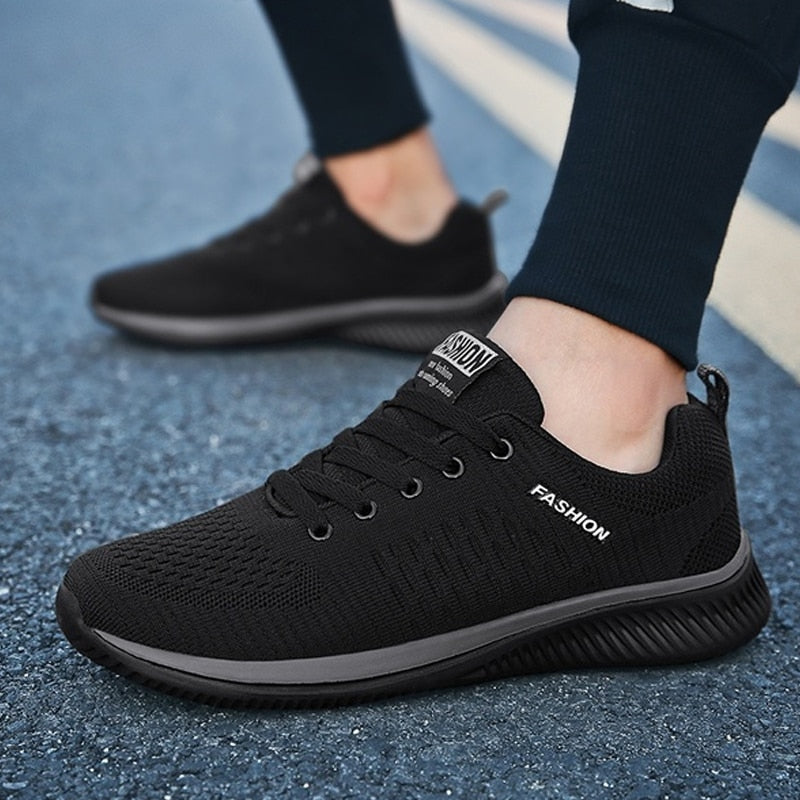 Mens Shoes Casual Sneakers Breathable Light Running Shoes Men Sports Shoes Mesh Plus Size Comfortable Walking Man Vulcanize Shoe