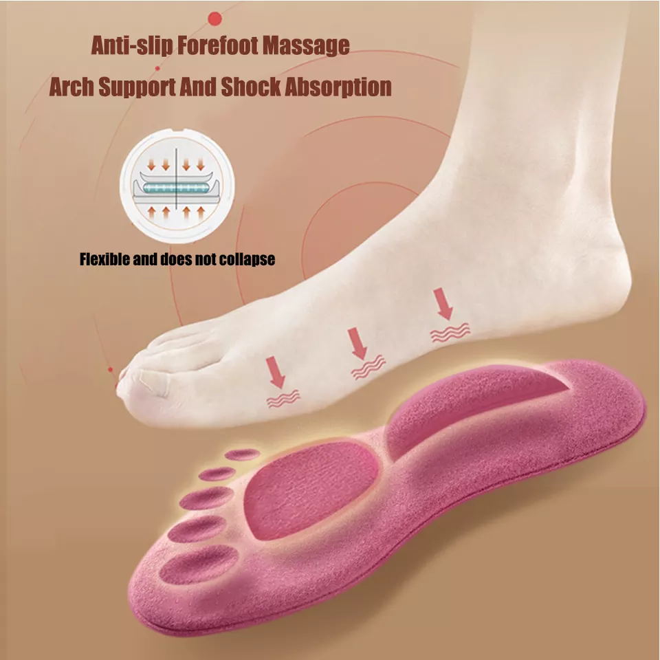 Self Heating Insoles Thermostatic Thermal Insole Massage Memory Foam Arch Support Shoe Pad Heated Pads Winter Warm Men Women