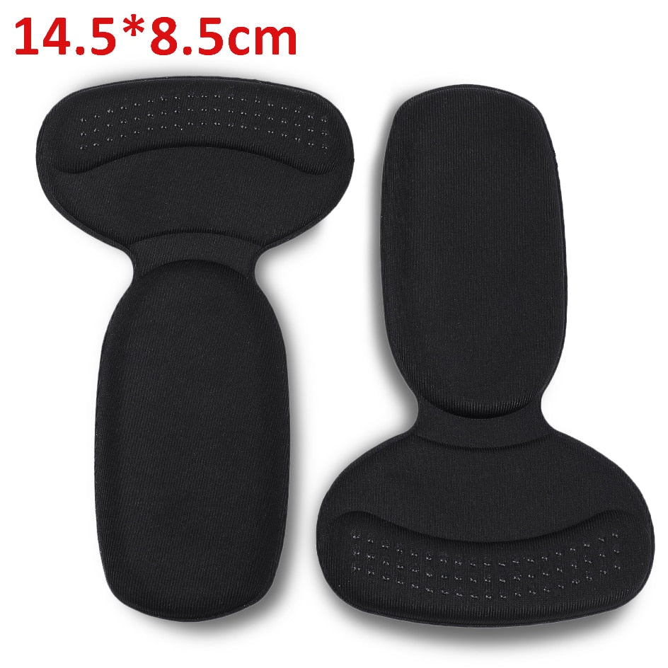 2pcs Shoe Heel Insoles Foot Heel Pad Sports Shoes Adjustable Antiwear Feet Inserts Insoles Heel Protector Sticker Insole Brioche