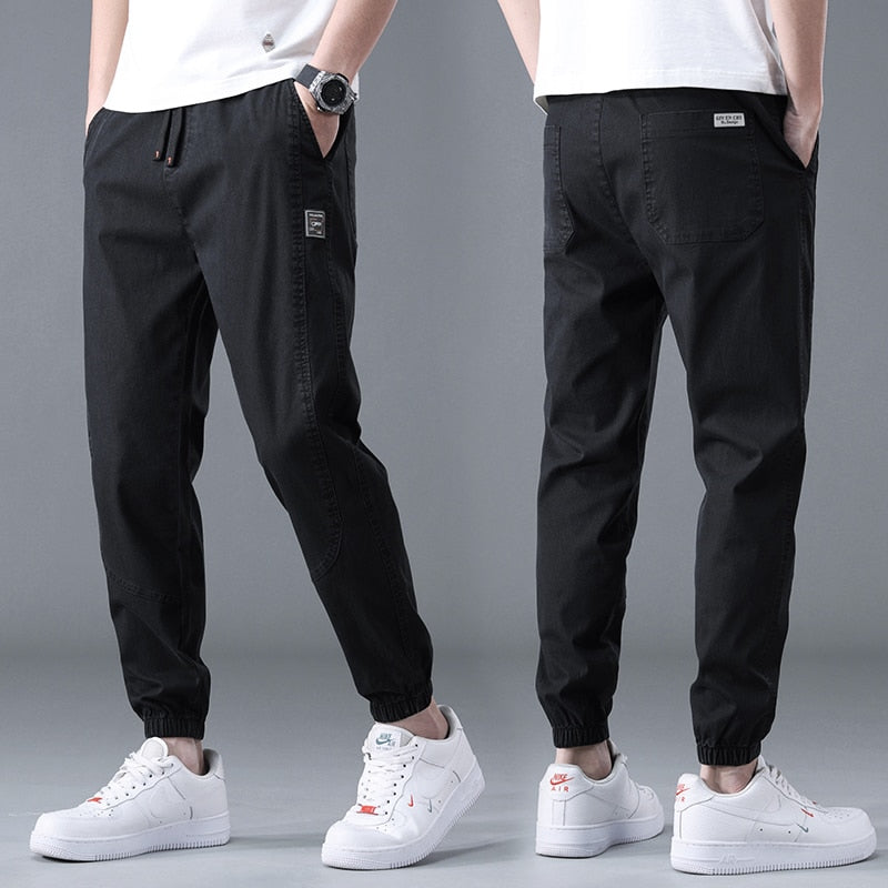 2022 Spring Summer Cotton Jogger Pant Men Pants Harajuku Cargo Jeans Casual Harem Denim Korean Hip Hop Sweatpants Male Trousers