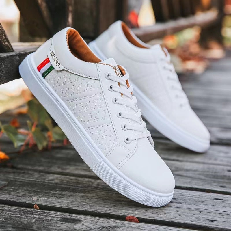 White Vulcanized Sneakers Boys Cheap Flat Comfortable Shoes Men Autumn Spring 2022 Fashion Sneakers  Shoes Men Sneakers