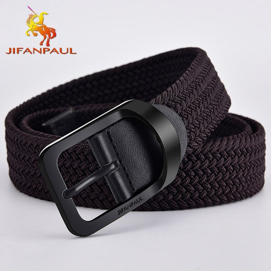 2022 men and women fashion nylon belt alloy casual belt women wild stretch jeans belt decoration ins wind Luxury brand design