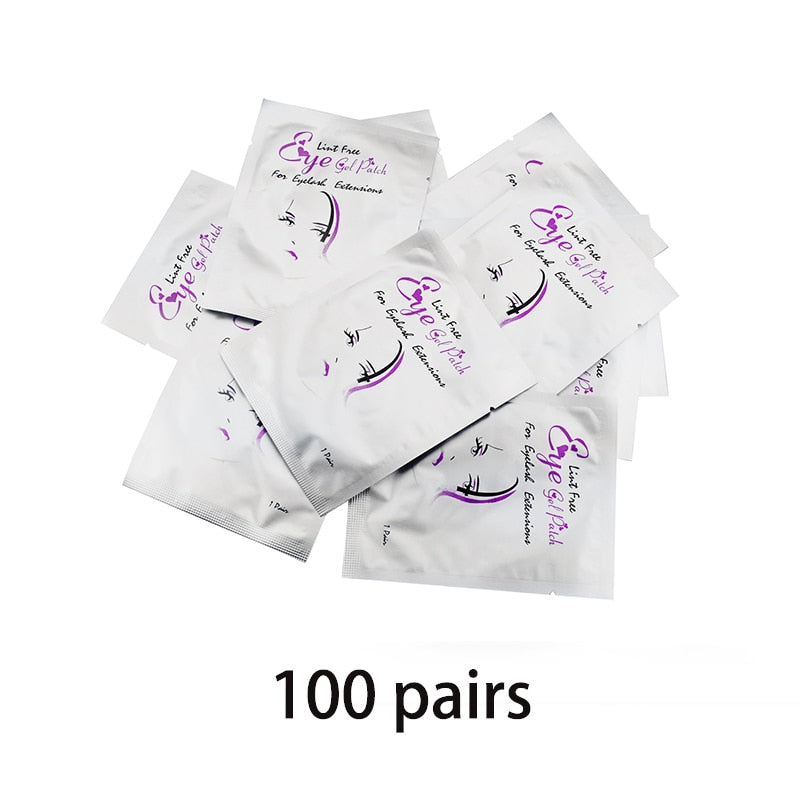 OWOSC 50/100PCS Wholesale Hydrogel Gel Eye Patches for Eyelash Extension Eyepads Eyelash patch Lash Extension Mask Eyepad Makeup