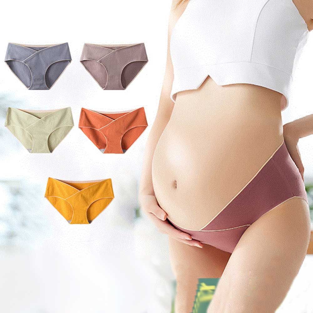 Maternity Panties Lady Belly Pregnancy Cotton Underwear Clothes for Pregnant Women Pregnancy Briefs Low Waist Lingerie Clothing