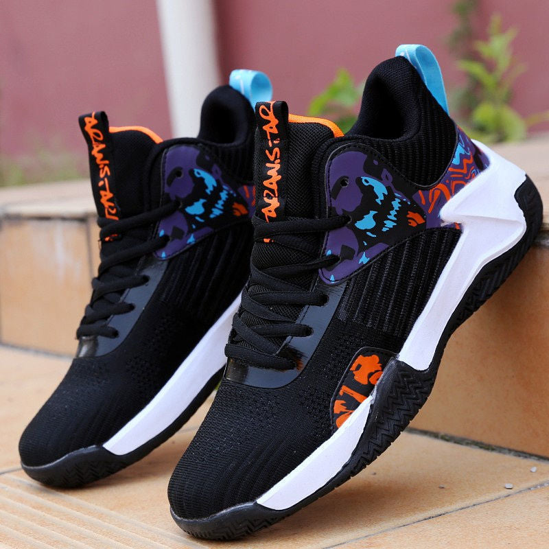 Men Casual Shoes Sport Sneakers Man Autumn New Durable Shock Absorbing Elastic Shoes Fashion Sport Running Shoes Basketball Shoe