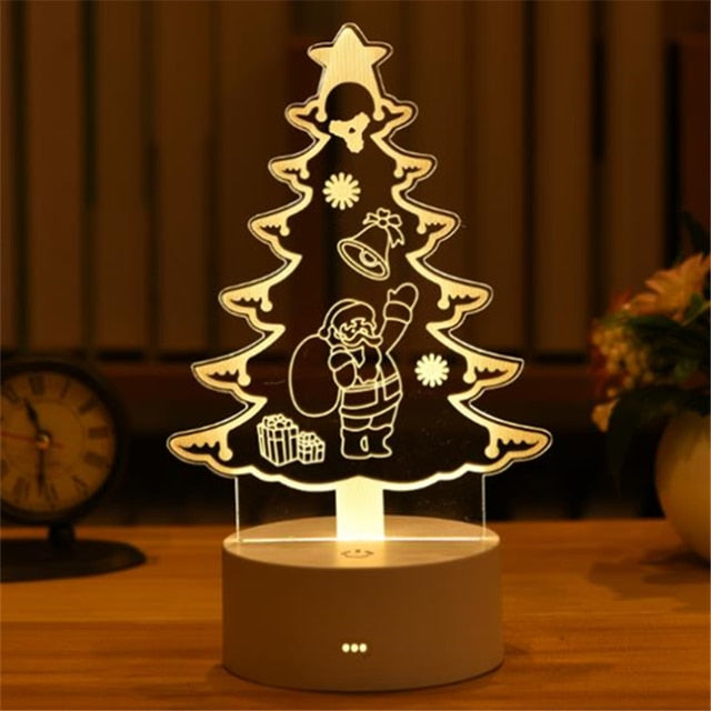 Romantic Love 3D Acrylic Led Lamp for Home Children&#39;s Night Light Table Lamp Birthday Party Decor Valentine&#39;s Day Bedside Lamp