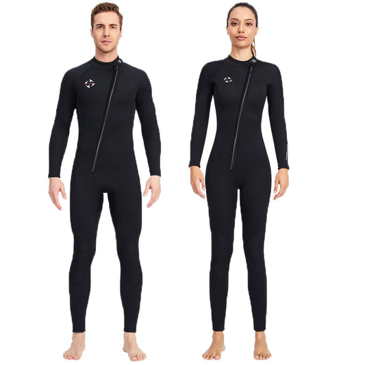 Premium 3MM Neoprene Wetsuit Men One-Piece Suits Keep Warm Surf Scuba Diving Suit Fishing Spearfishing Kitesurf Women WetSuit