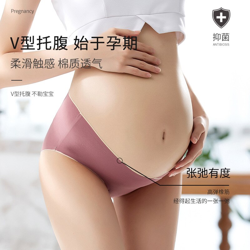 Maternity Panties Lady Belly Pregnancy Cotton Underwear Clothes for Pregnant Women Pregnancy Briefs Low Waist Lingerie Clothing