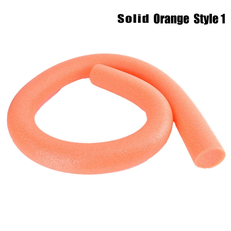 1 PC Hollow Flexible Swimming Swim Pool Water Float Aid Woggle Noodles Useful For Adult And  Children Over 5 Years Old