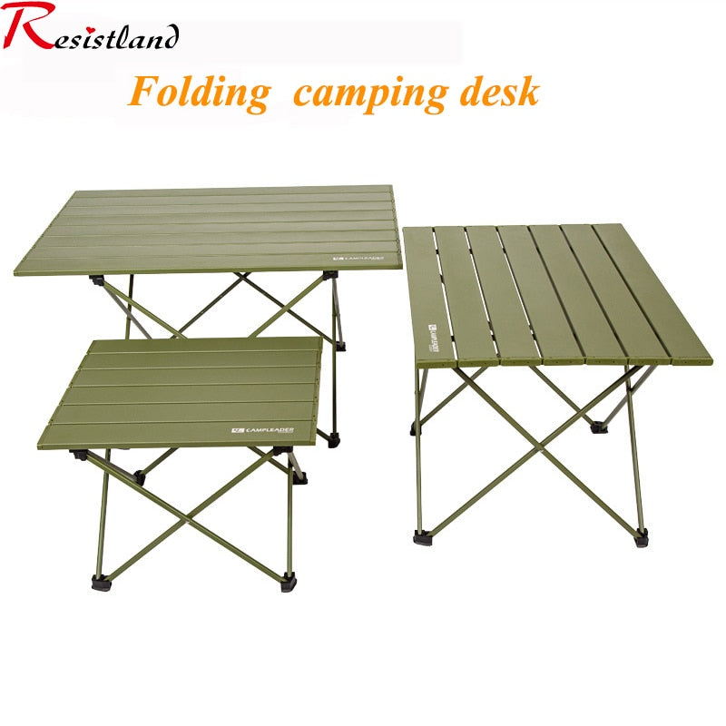 Folding Camping Table Outdoor BBQ Backpacking Aluminum Alloy Portable Durable Barbecue Desk Furniture Computer  Lightweight