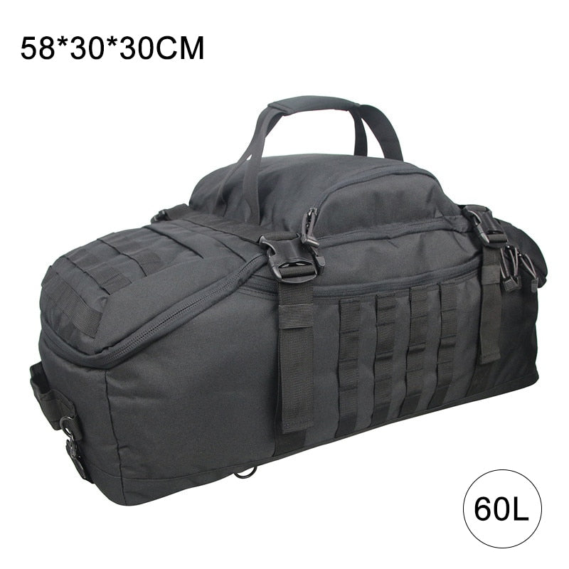 40L 60L 80L Waterproof Travel Bags Large Capacity Luggage Bags Men Duffel Bag Travel Tote Weekend Bag Military Duffel Bag