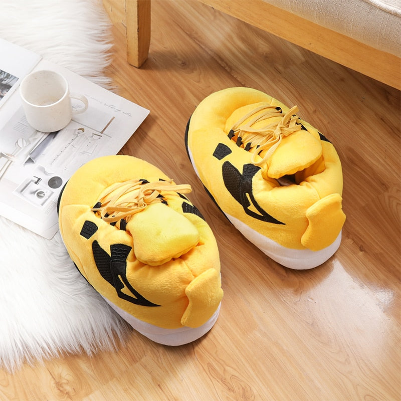 Unisex Winter Warm Home Slippers Women/Men One Size Sneakers Lady Indoor Cotton Shoes Woman House Floor Sliders Ladies Slippers