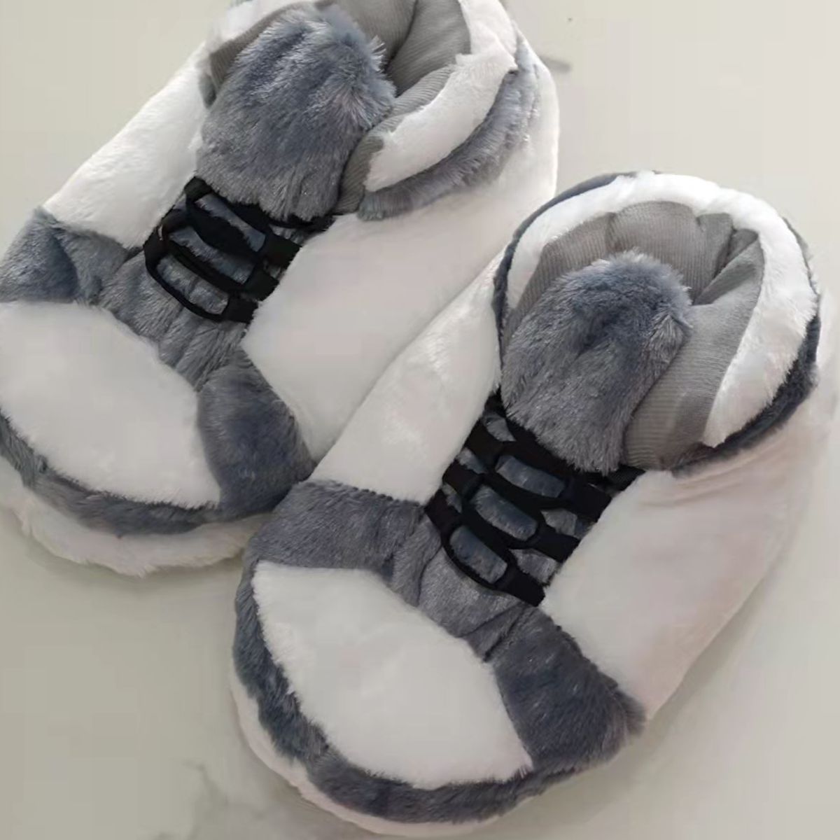 Unisex Winter Warm Home Slippers Women/Men One Size Sneakers Lady Indoor Cotton Shoes Woman House Floor Sliders Ladies Slippers