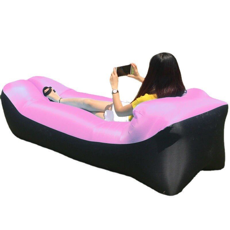 Camping Inflatable Air Sofa Tent Camp Bed Travel Lazy Beach Air Mattress Garden Folding Lounger Chair Outdoor Camping Equipment