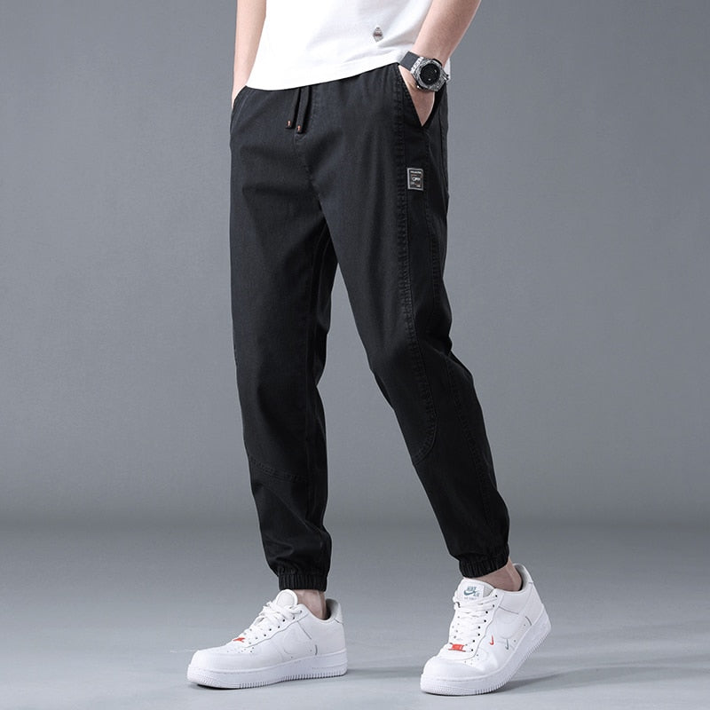 2022 Spring Summer Cotton Jogger Pant Men Pants Harajuku Cargo Jeans Casual Harem Denim Korean Hip Hop Sweatpants Male Trousers