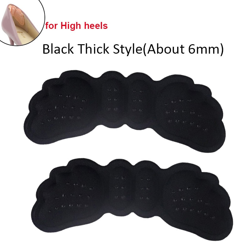 2pcs Shoe Heel Insoles Foot Heel Pad Sports Shoes Adjustable Antiwear Feet Inserts Insoles Heel Protector Sticker Insole Brioche