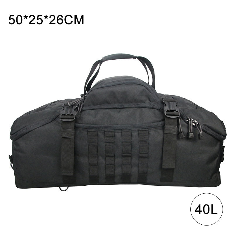 40L 60L 80L Waterproof Travel Bags Large Capacity Luggage Bags Men Duffel Bag Travel Tote Weekend Bag Military Duffel Bag