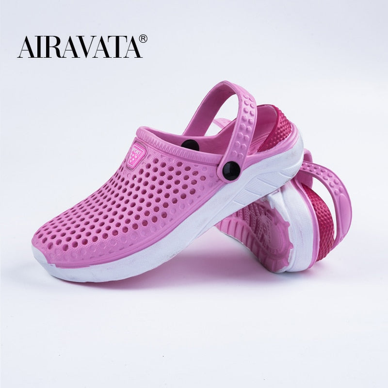 Unisex Fashion Beach Sandals Thick Sole Slipper Waterproof Anti-Slip Sandals Flip Flops for Women Men