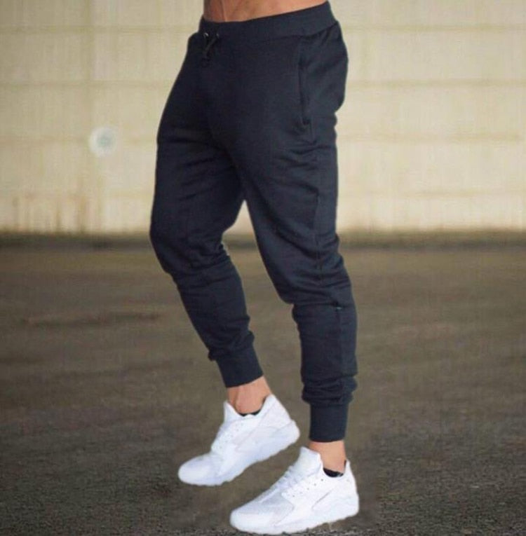 2022 new Sweatpants Plus Size Men Joggers Track Pants Elastic Waist Sport Casual Trousers Baggy Fitness Gym Clothing Black Grey