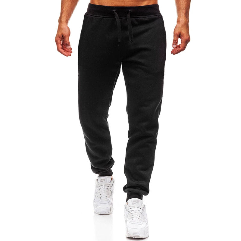 2022 new Sweatpants Plus Size Men Joggers Track Pants Elastic Waist Sport Casual Trousers Baggy Fitness Gym Clothing Black Grey